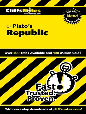 CliffsNotes on Plato's The Republic - ebook